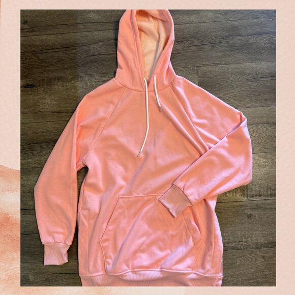 Pink Warmy Tunic Hooded Sweatshirt - Picture 2 of 5